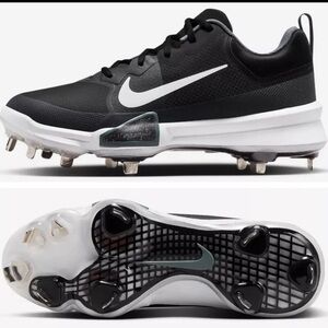 Nike Force Zoom Trout 9 Pro Metal Baseball Cleats FB2907-001 Mens Size 7